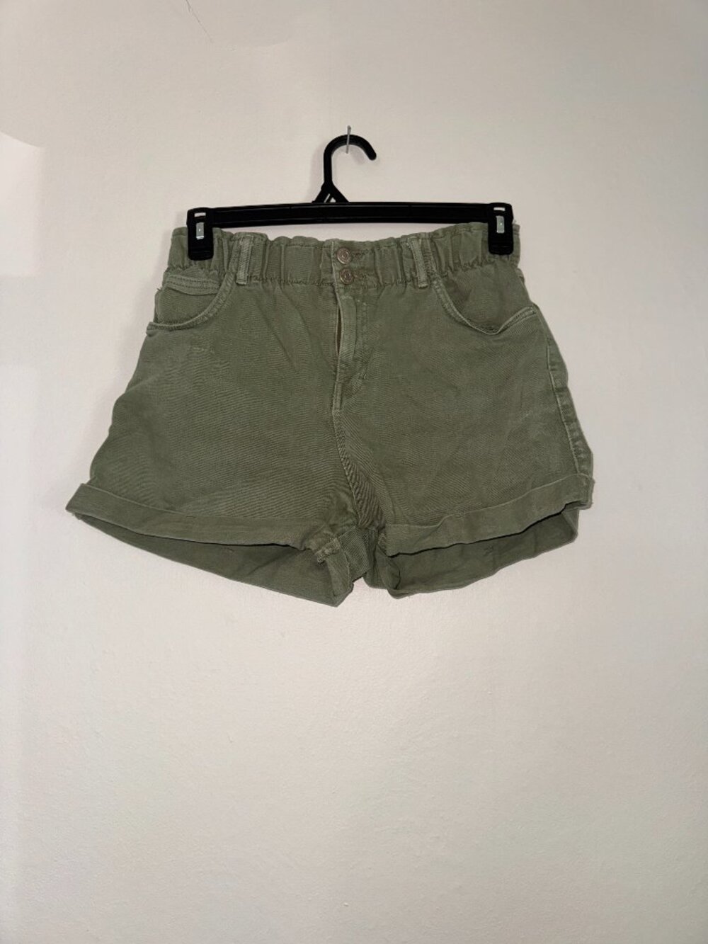 Universal Thread High-Rise Paperbag Waist Denim Shorts